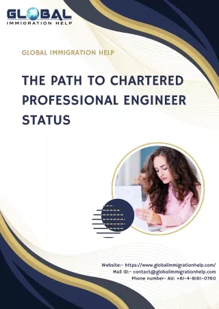 The Path to Chartered Professional Engineer Status