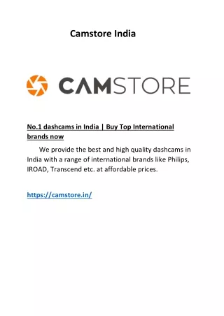 Camstore India