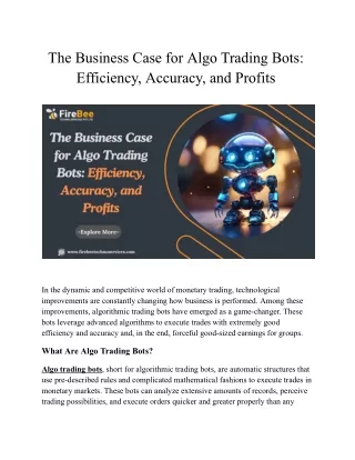 The Business Case for Algo Trading Bots_ Efficiency, Accuracy, and Profits