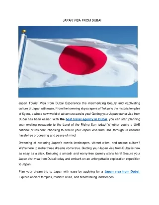 JAPAN VISA FROM DUBAI (1)