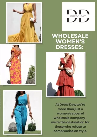 Chic Ensemble: Wholesale Women's Dresses at DressDay