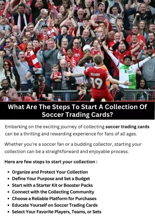 What Are The Steps To Start A Collection Of Soccer Trading Cards?