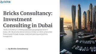 investment consultant in dubai