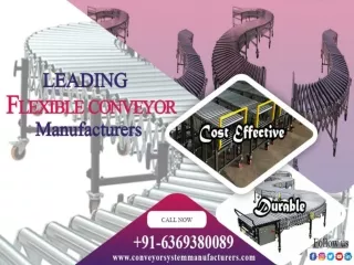 Flexible conveyor Manufacturers