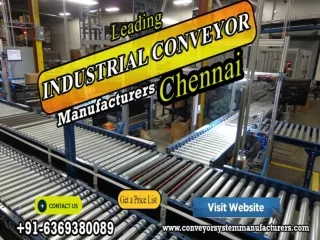Industrial Conveyor Manufacturers