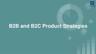 B2B and B2C Product Strategies