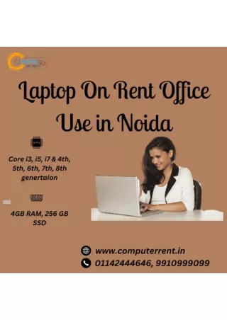 Laptop for rent in Noida 9910999099