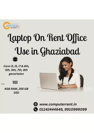 Laptop for rent in Ghaziabad 9910999099