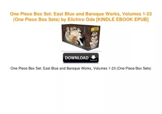 One Piece Box Set: East Blue and Baroque Works, Volumes 1-23 (One Piece Box Sets) by