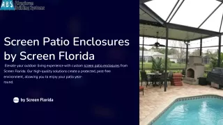 Screen Patio Enclosures