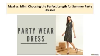 Choosing the Perfect Length for Summer Party Dresses