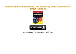 Neuroscience For Dummies, 2nd Edition by Frank Amthor [KINDLE EBOOK EPUB]