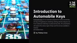 Automobile keys