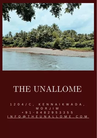 The Unallome - North Goa Hotels