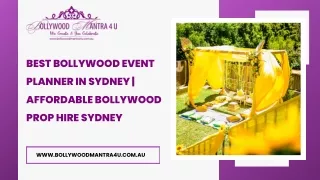Best Bollywood Event Planner in Sydney  | Affordable Bollywood Prop Hire Sydney