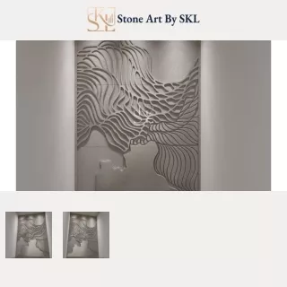 Grey Wave Design - Decorative Wall Claddings | Stone Art By SKL