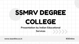 SSMRV Degree College