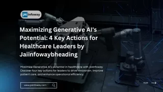 Empower Your Team with Jaiinfoway's Generative AI Solutions