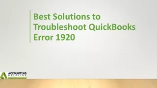 What to do if QuickBooks Database Server Manager stopped