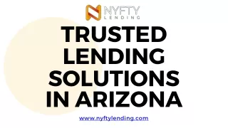 Trusted Lending Solutions in Arizona - nyftylending.com