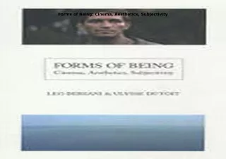 download✔ Forms of Being: Cinema, Aesthetics, Subjectivity