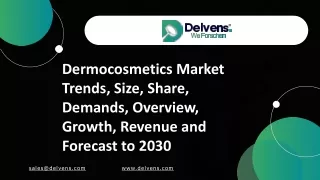 Dermocosmetics Market