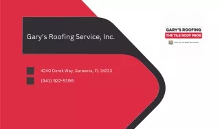 Gary’s Roofing Service, Inc.
