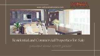 Residential and Commercial Properties for Sale