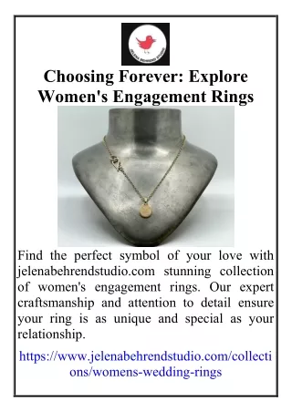 Choosing Forever Explore Women's Engagement Rings