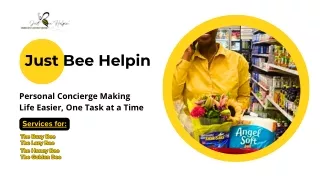 Personal Concierge Company Olive Branch, MS - Just Bee Helpin