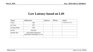 Proposal for Low Latency Enhancement in IEEE 802.11 Networks