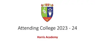 Harris Academy Logistics for College Attendees 2023-24