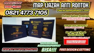 0821-4773-7105 Percetakan Map Raport Sampul Ijazah di Badung