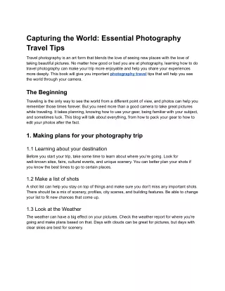 Capturing the World_ Essential Photography Travel Tips - Google Docs