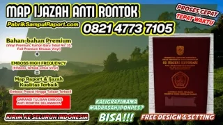 0821-4773-7105 Cetak Map Raport Sampul Ijazah di Bangli