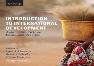 PDF_  Introduction to International Development: Approaches, Actors, I
