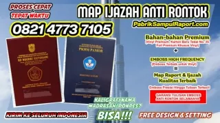 0821-4773-7105 Harga Map Raport K13  Sampul Ijazah di Bantul
