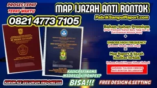 0821-4773-7105 Pabrik Map Raport Sampul Ijazah di Barito Timur