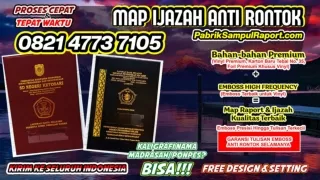 0821-4773-7105 Percetakan Map Raport Sampul Ijazah di Barito Utara