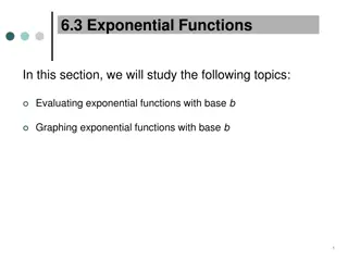 Understanding Exponential Functions: Evaluation, Graphs, and Transformations