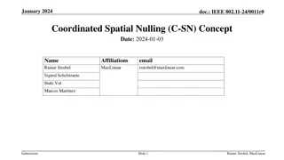 Coordinated Spatial Nulling (C-SN) Concept for IEEE 802.11-24
