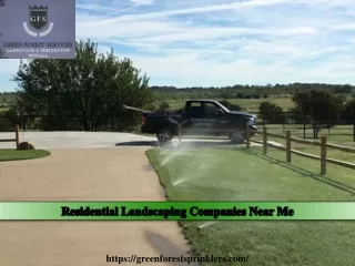 Residential Landscaping Companies Near Me