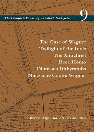 Pdf⚡️(read✔️online) The Case of Wagner / Twilight of the Idols / The Antichrist / Ecce Homo / Di