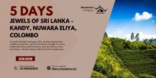 Jewels of Sri Lanka - Kandy, Nuwara Eliya, Colombo