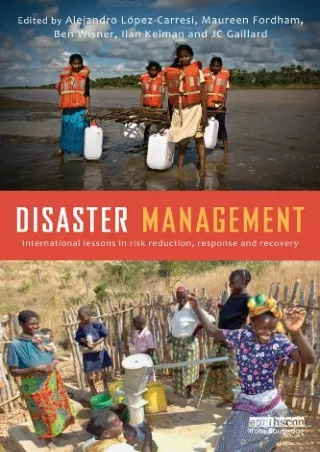 ⚡download Disaster Management: International Lessons in Risk Reduction, Response and Recovery