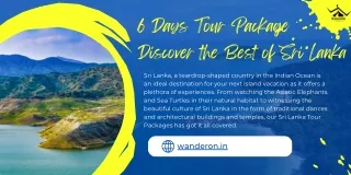 Discover the Best of Sri Lanka - 6 Days Tour Package