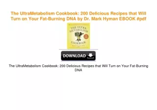 The UltraMetabolism Cookbook: 200 Delicious Recipes that Will Turn on Your Fat-Burning