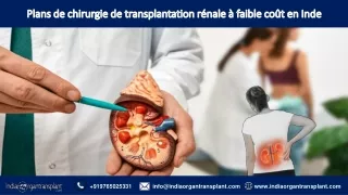 Plans de chirurgie de transplantation rénale à faible coût en Inde | Services de