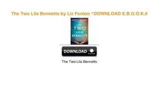 The Two Lila Bennetts by Liz Fenton ^DOWNLOAD E.B.O.O.K.#