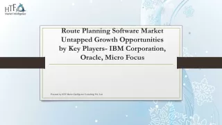 Route Planning Software Market